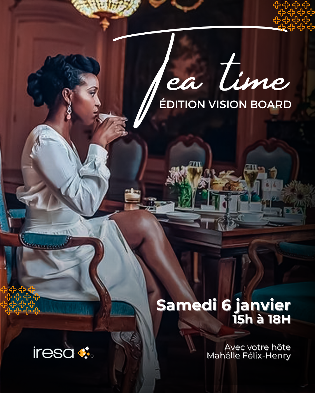 Tea Time & vision board