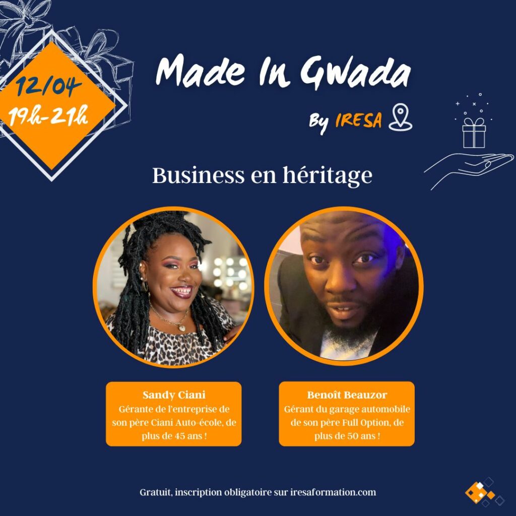 prochain after-work Iresa sur la thématique Business en héritage